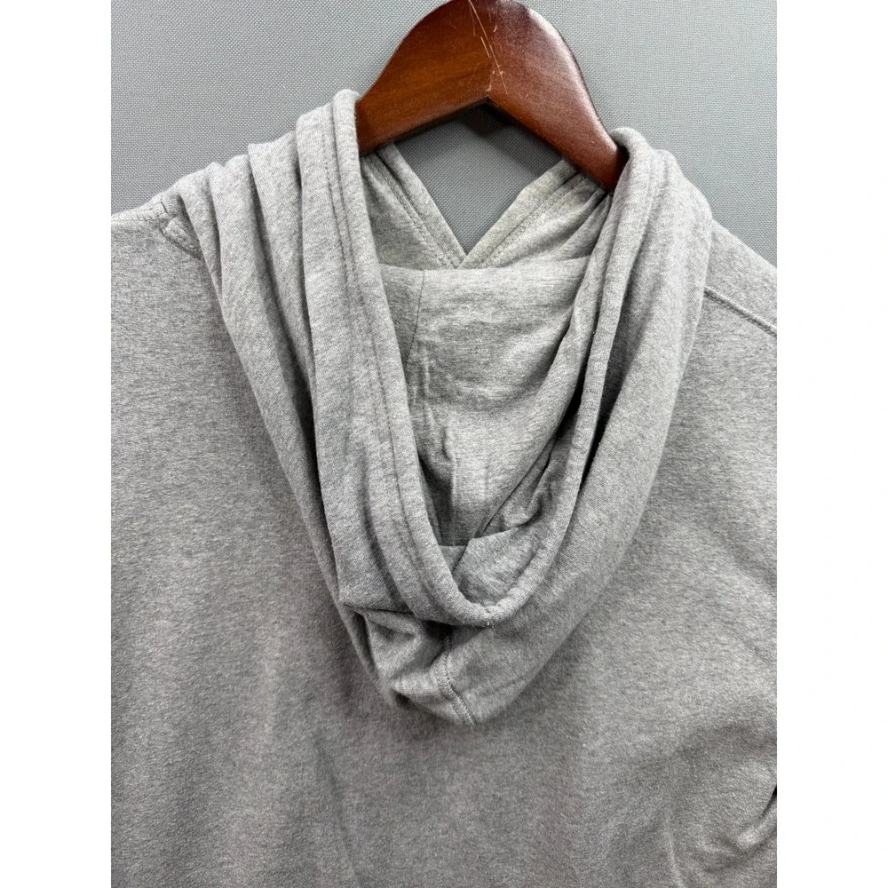 Levi's Hoodie Mens Grey Graphic Batwing Logo Pullover Sweatshirt Large